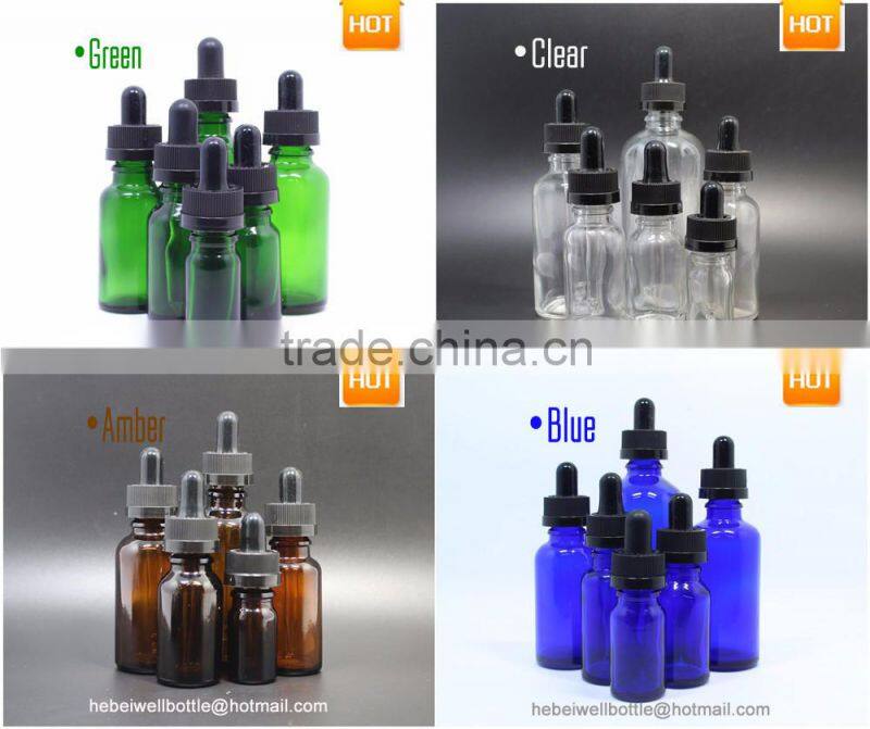 1oz 2oz clear glass skull e-liquid bottle with child proof dropper/hot sale skull glass e-liquid bottle 30ml