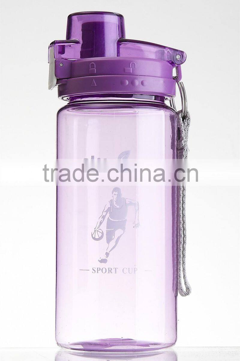 cheap price promotional plastic water bottle with press button