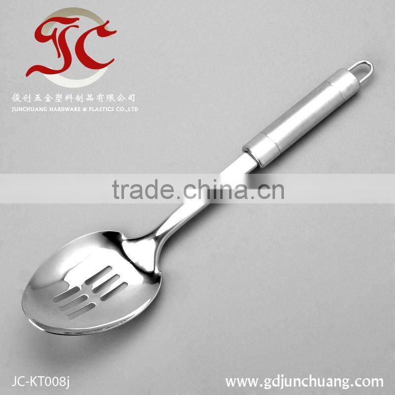Stainless steel slotted spoon for kitchenware