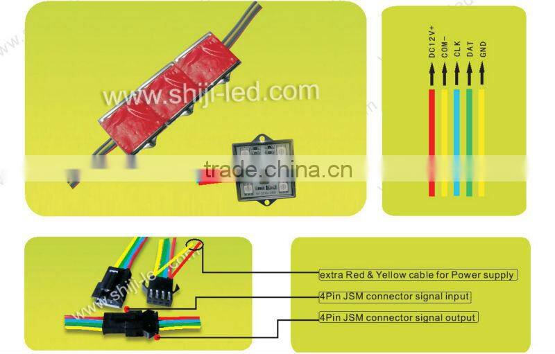 Color Changing rgb led module Light 20pcs per String WS2801 Chip