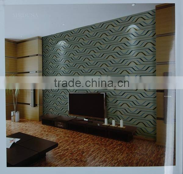 Chinese cheap Italy design 3d vinyl wallpaper for living room
