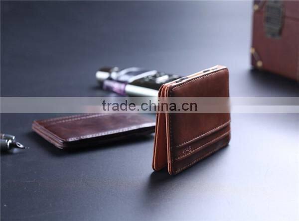 Hot sale best quality magic wallet vintage leather