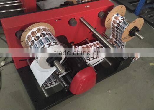 Digital label die cutting machine for any shape labels