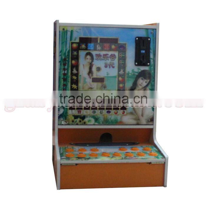 Mini coin operated beautiful girl Mari electronic mario slot machine