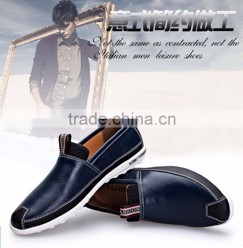 Genuine Leather Alibaba Men Shoes Casual High-Quality Breathable Shoes