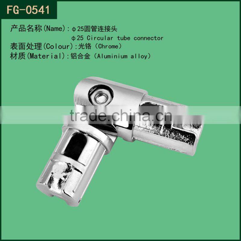 metal Chrome wire mesh square tube connector