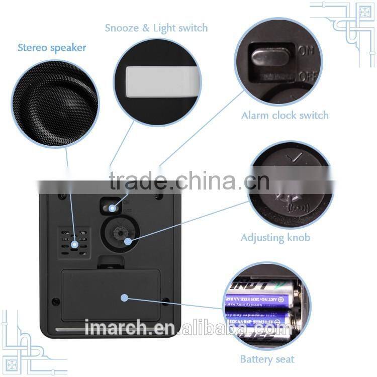 2016 alibaba novelty melody alarm clock for sale