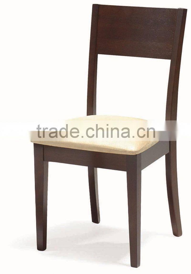 Modern wooden chair cover by pu fabric from chinese furniture manufacturers