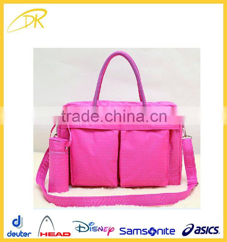 2016 China factory travel mommy baby carry bag, custom fashion diper bag
