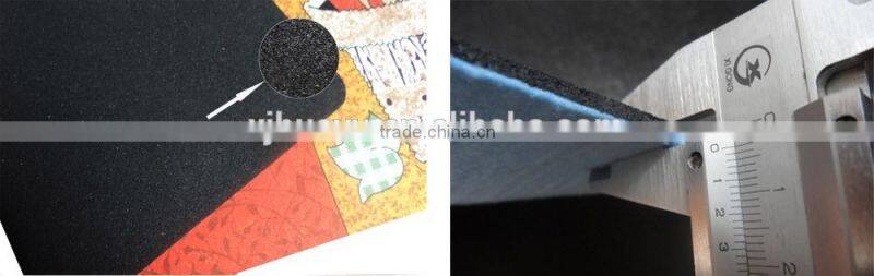 antiSlip bike design door floor mat recycled crumbed rubber mat