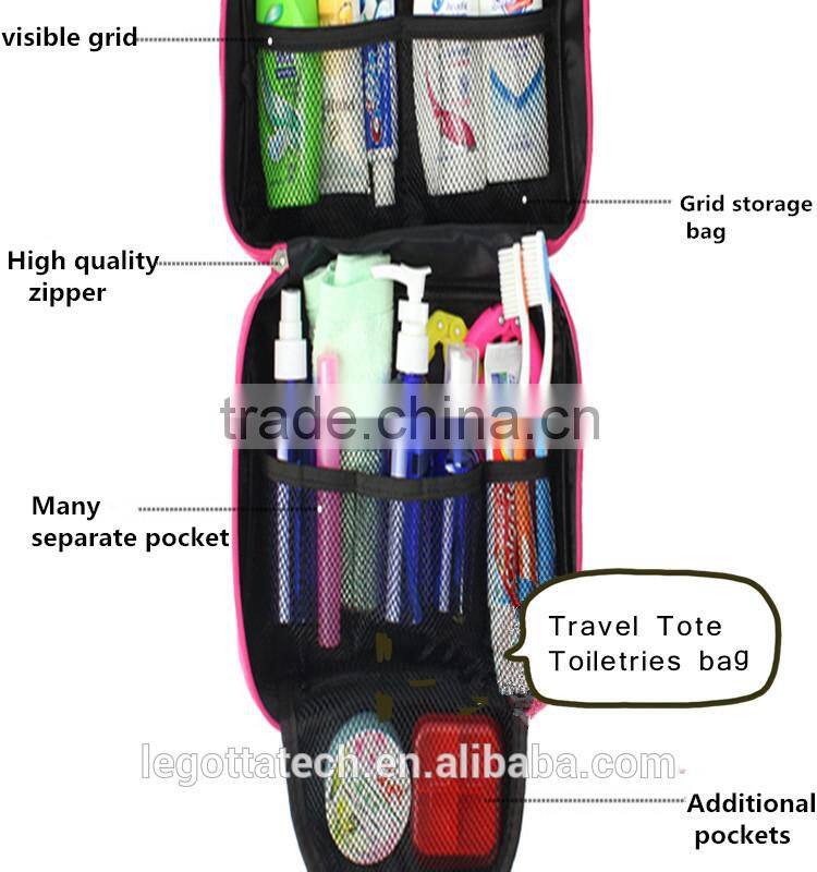 wholesale new designe fashion clear toiletry handbags 2016