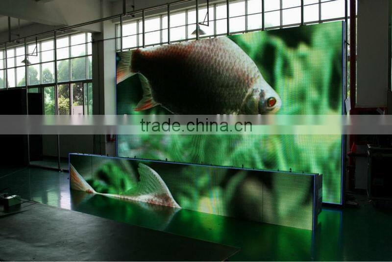 Stage Used LED Curtain Display Video Screen/ RGB Glass Window LED Display