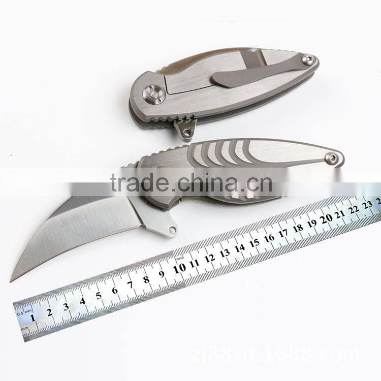 survival whistle top quality folding utility knife