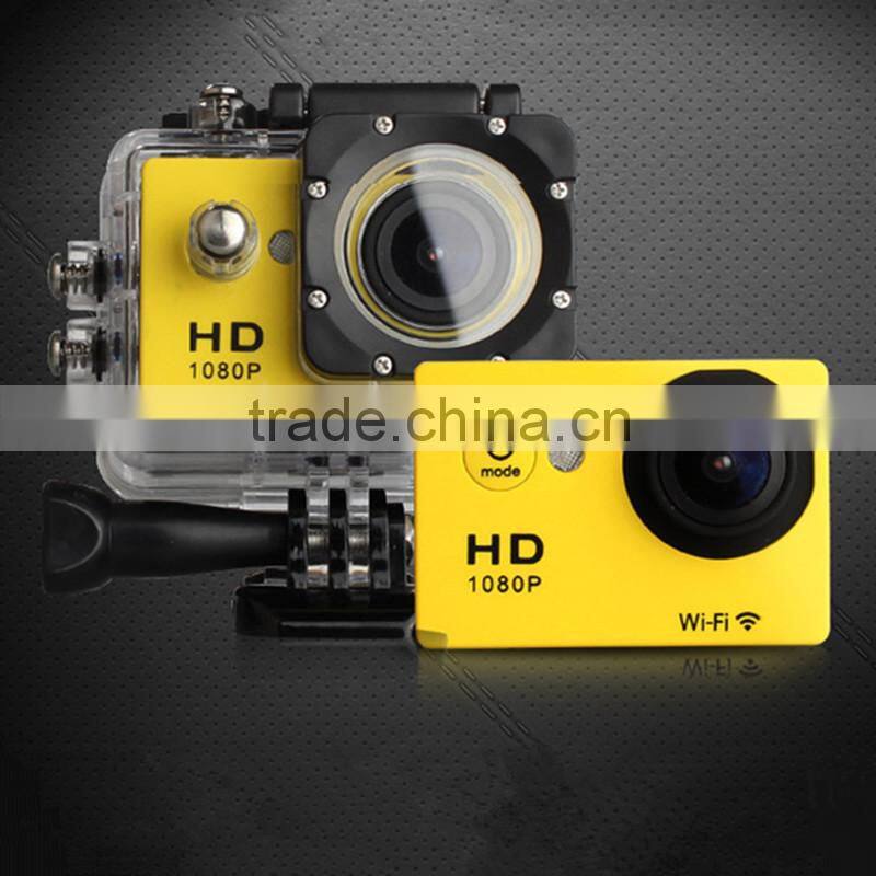 Wifi Full HD 1080P Mini Action Camera 30M Waterproof 12MP Sport Camcorder w/ 2inch LCD