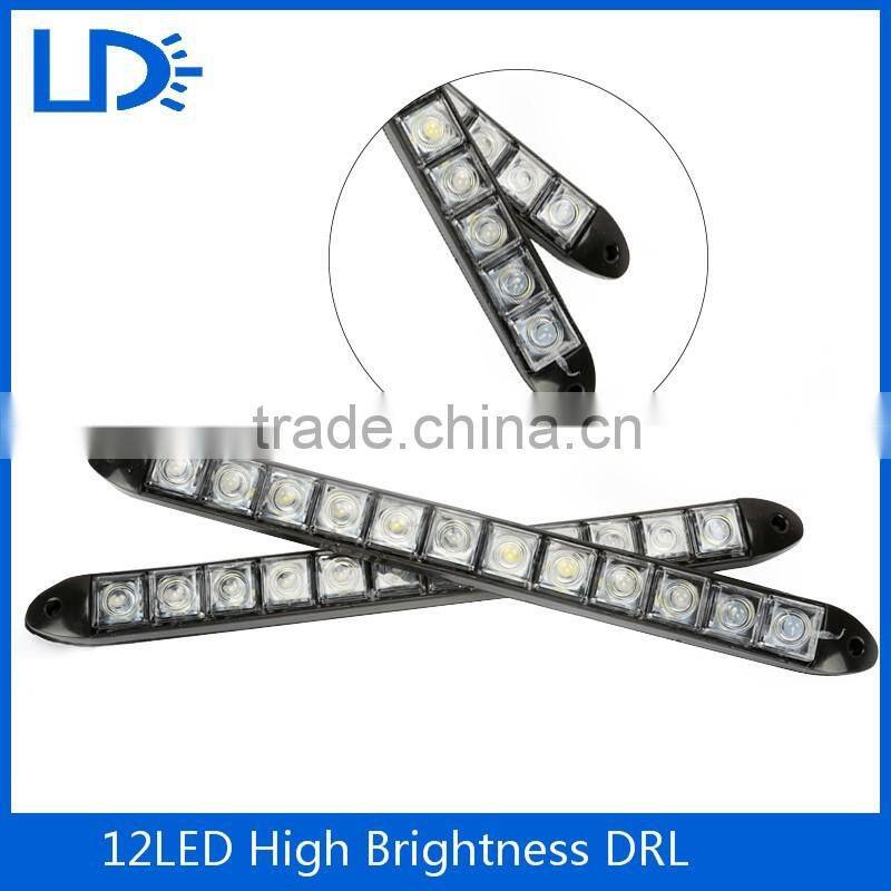 Factory Shop Fog Driving Lamp Daytime Running Light white Auto COB LED DRL