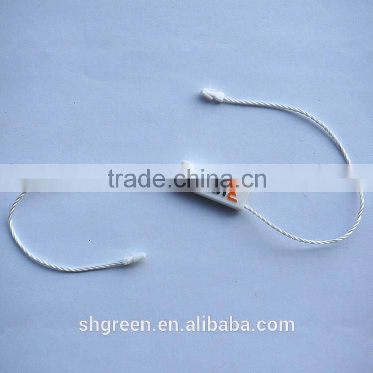 Promotional bottle string plastic tag