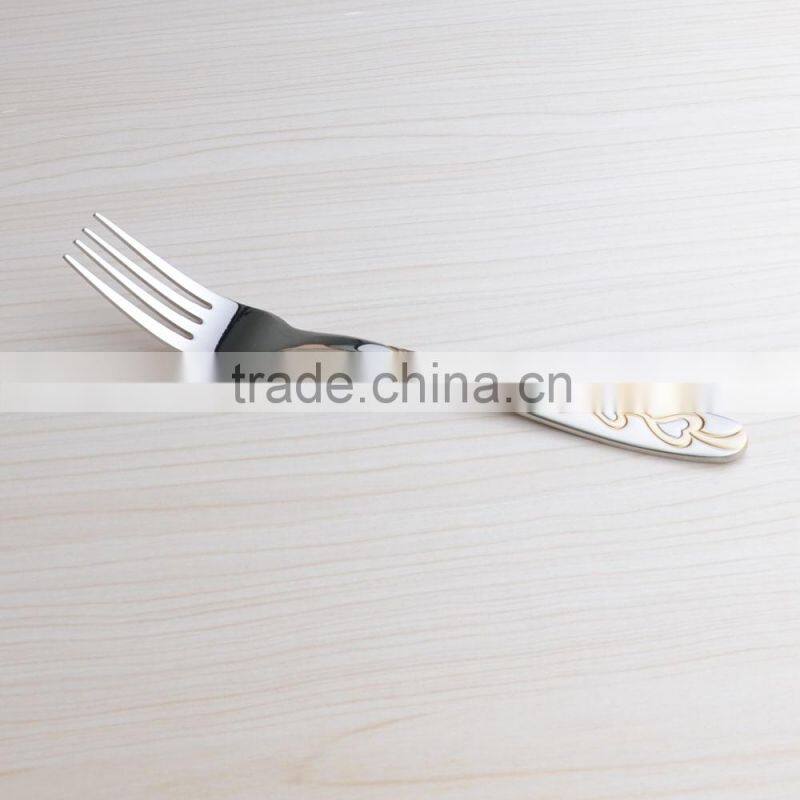 elegant spoon and fork set , korean soup spoon , fork and spoon gift set