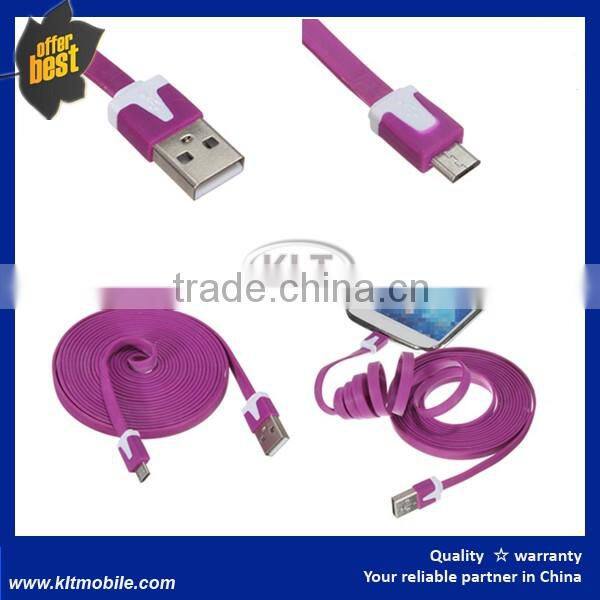 Ultra Thin Micro USB Cable Data Transfer Power Cable Lead