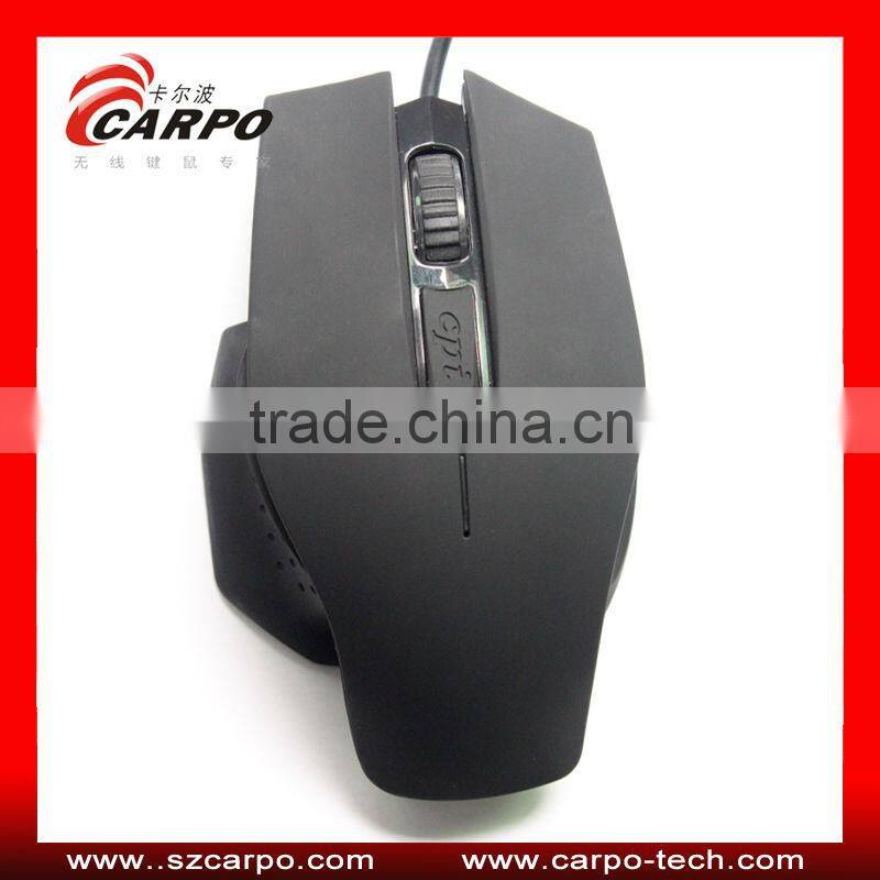 Cool 6keys high resolution 2400dpi wired Gaming mouse for micro pc mini computer C502