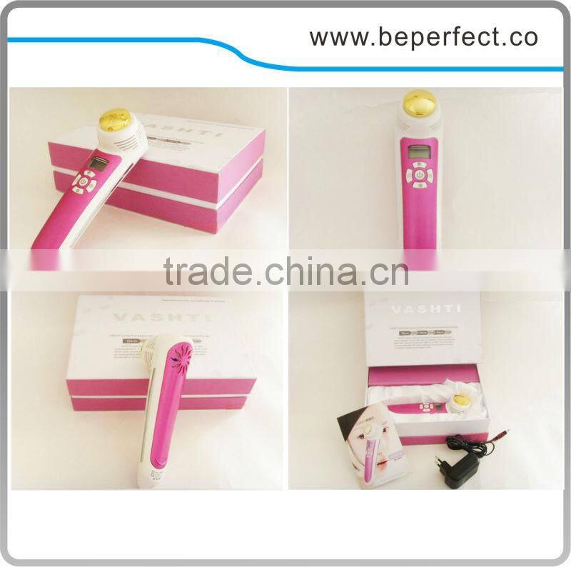 Alibaba Express Handheld Cool & Warm Galvanic Beauty Apparatus
