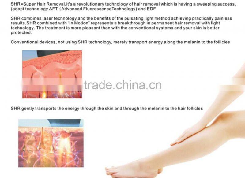 Vertical IPL SHR OPT Beauty Machine for Hair Removal Skin Rejuvenation