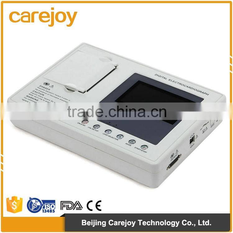 New Digital Portable 12 Channel ECG/ EKG machine with low price