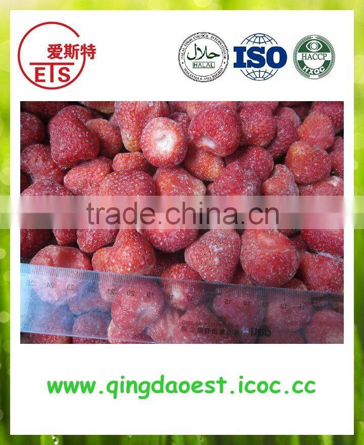 For export chinese BULK Frozen IQF strawberry