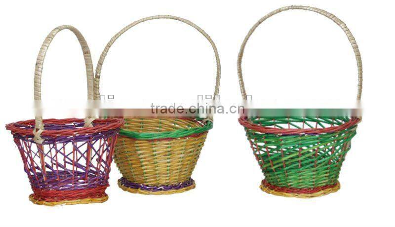 Willow ornamental basket for home shopping