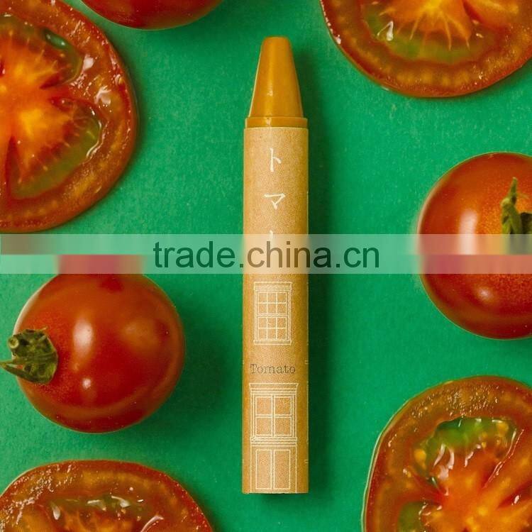 Japanese vegetable crayon pens made with safe ingredients