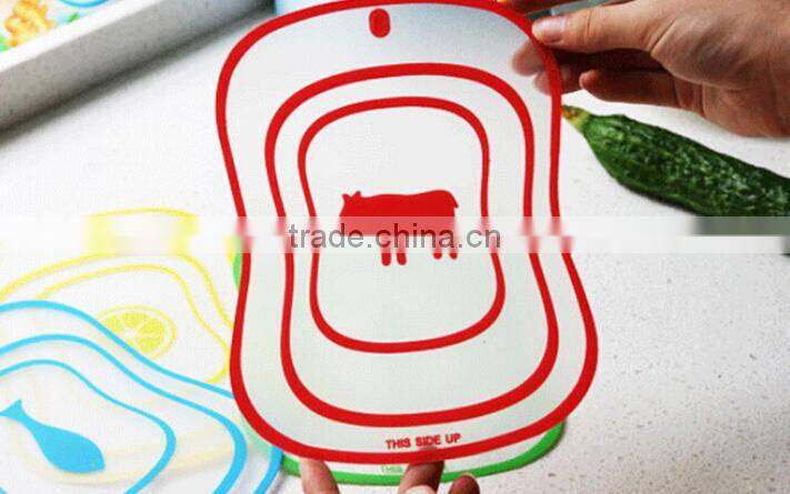 Flexible Ultra-thin Kitchen Tool Fruit Vegetable Cutting Chopping Board Mat