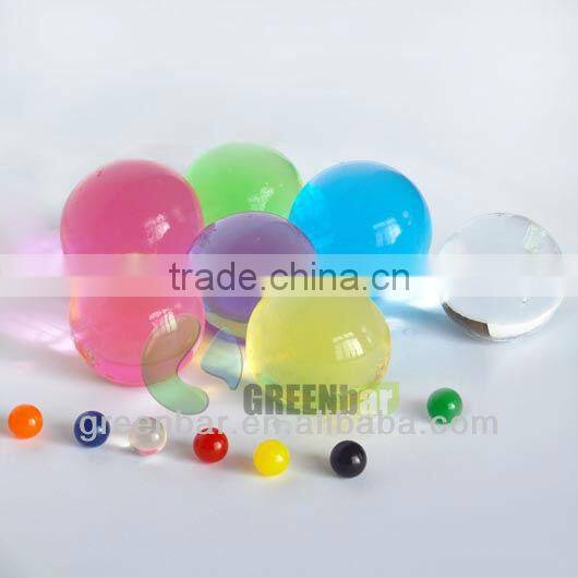 Colorful colorfast marbleized deco beads crystal polymer
