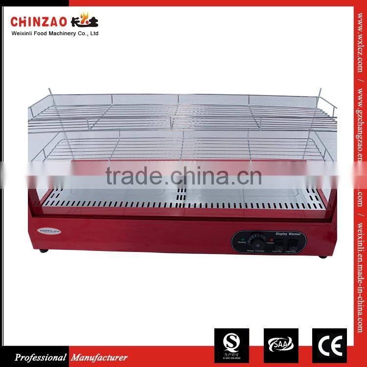 Large Size Electric Hot Food Display Warmer Showcase Snack Food Resturant Equipment