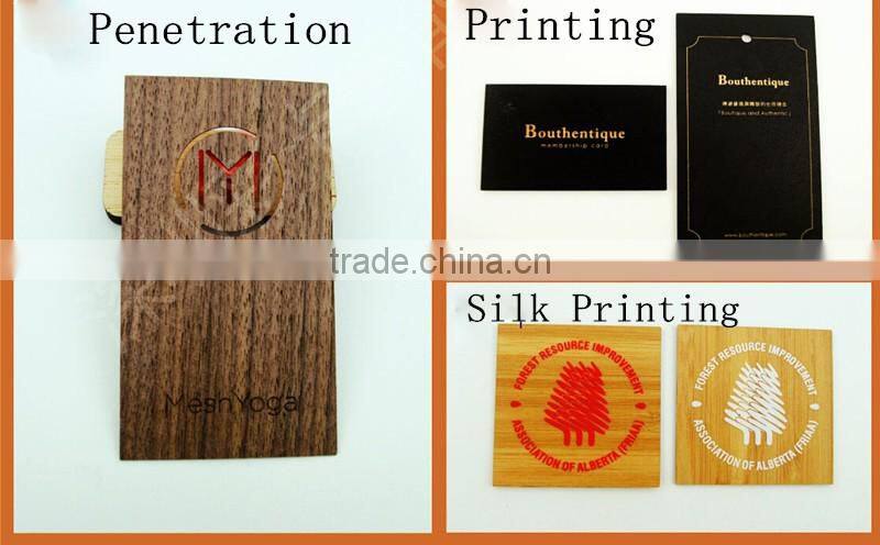 New product engraving natural wooden hang tag factory price