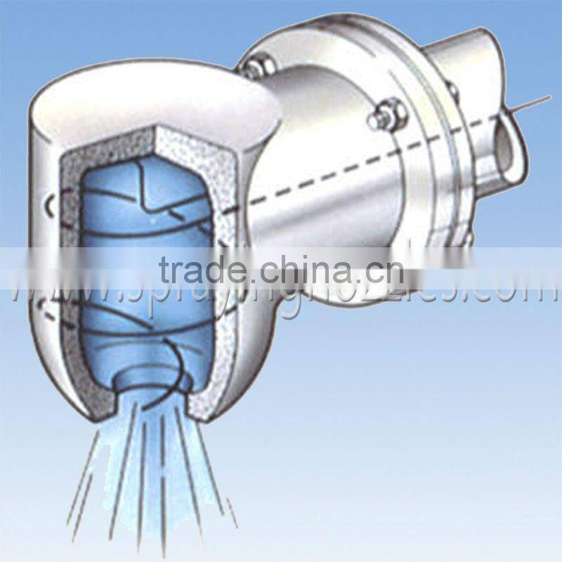 Big flow silicon carbide sprayer nozzle