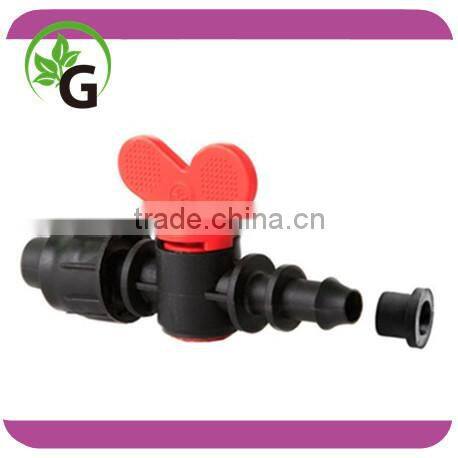 Irrigation plastic mini valve / bypass valve with gasket