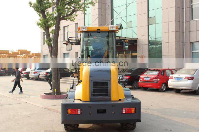 1.8ton front end wheel loader with germany technical 4W quick hitch good quality hydraulic stick