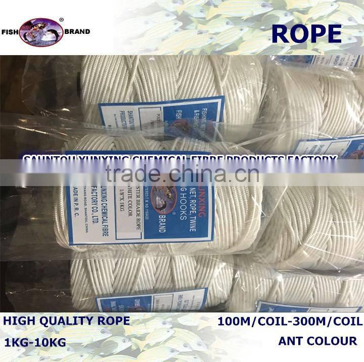 nylon/polyester braided rope