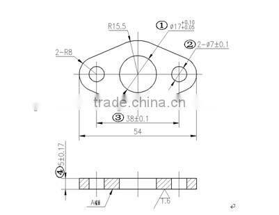 flange for Automobile air blower