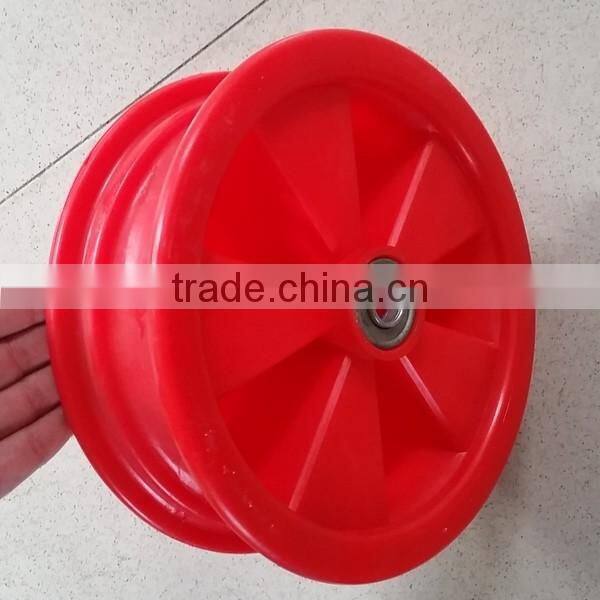 16 tool cart wheel general metal and plastic rim with ball bearing or needle bearing 4.00-8