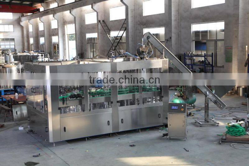 Beverage,Beer,Wine Jar Flask Glass Bottle Filling Machine /carbonated beer filling machine