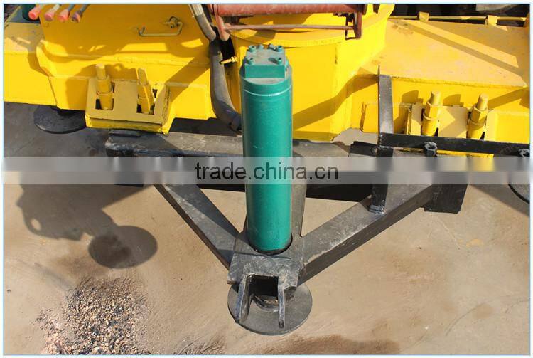 Pole hole digging machine on tracor crane with Alloy spiral drill
