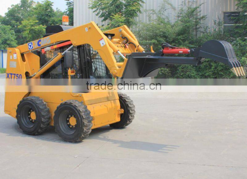 mini skid steer loader mounted china mini digger attachment for sale