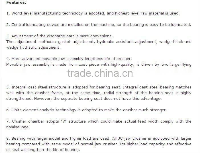 JC840*1100 European Type Jaw Crusher