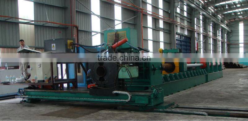 Induction pipe bending machine