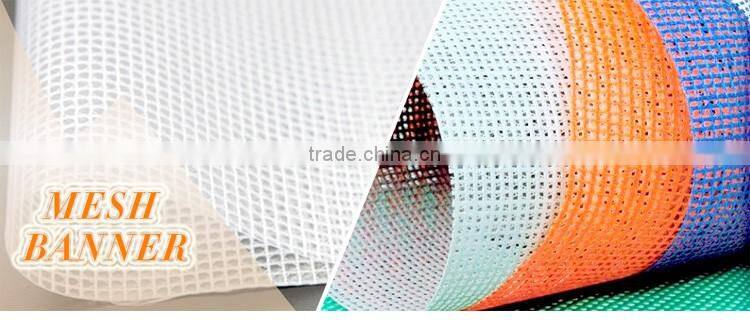 Hot sale pvc coated polyester mesh fabric for printing
