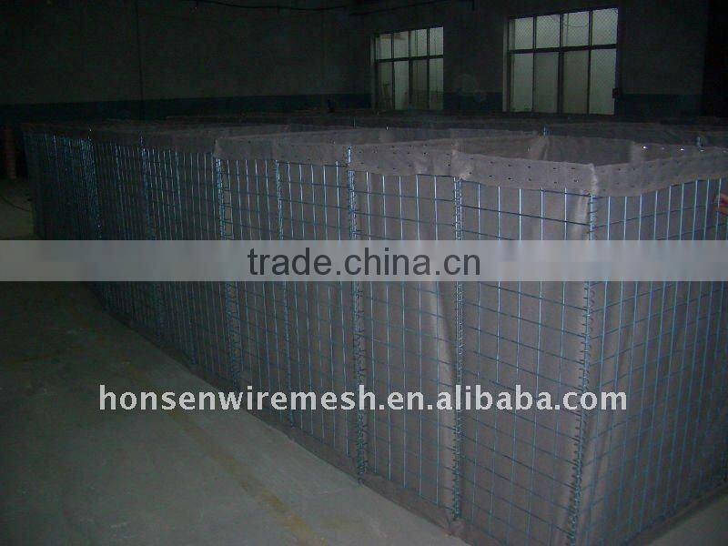 hesco/hesco concertainer/hesco blast wall/hesco bastion/hesco barrier (15 years factory)