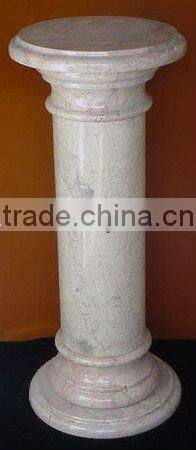 DECORATIVE SAHARA BEIGE MARBLE PEDESTALS