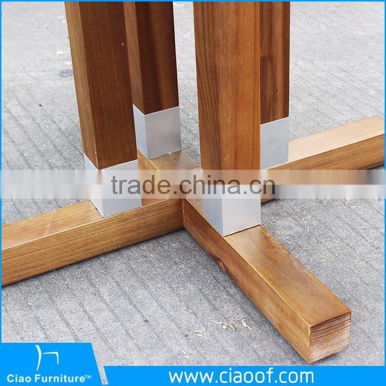 Great Durability Factory Directly Outdoor Teak Wood Dining Set