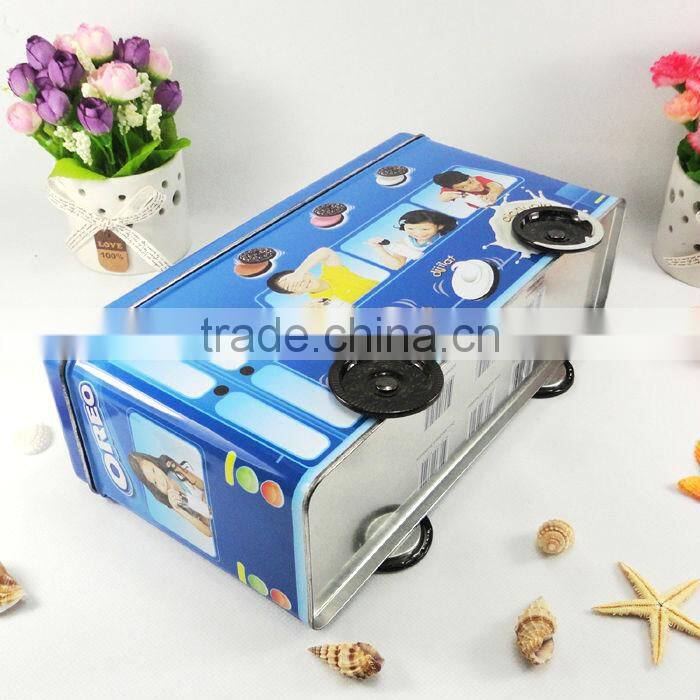wholesale candy train shape storage tin box