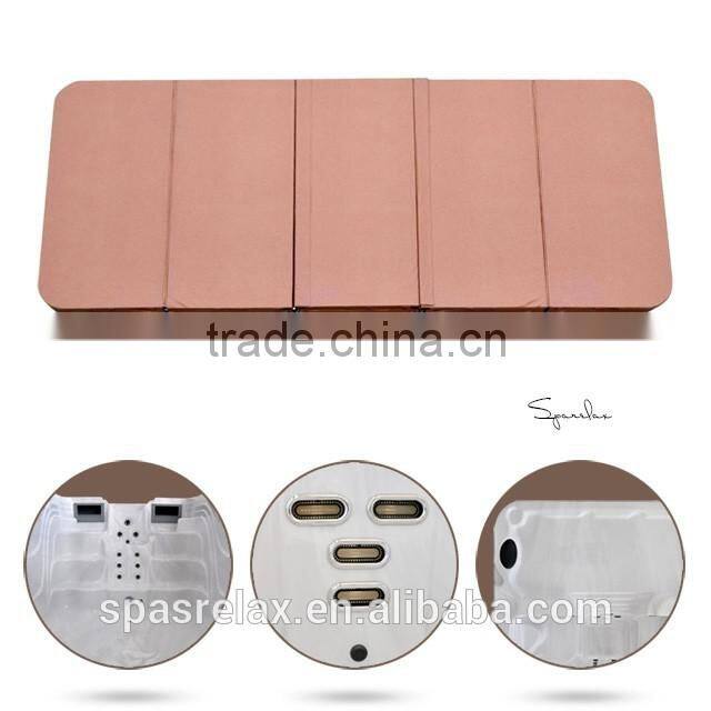 Outdoor cheap portable swim spa with acrylic massage tub.